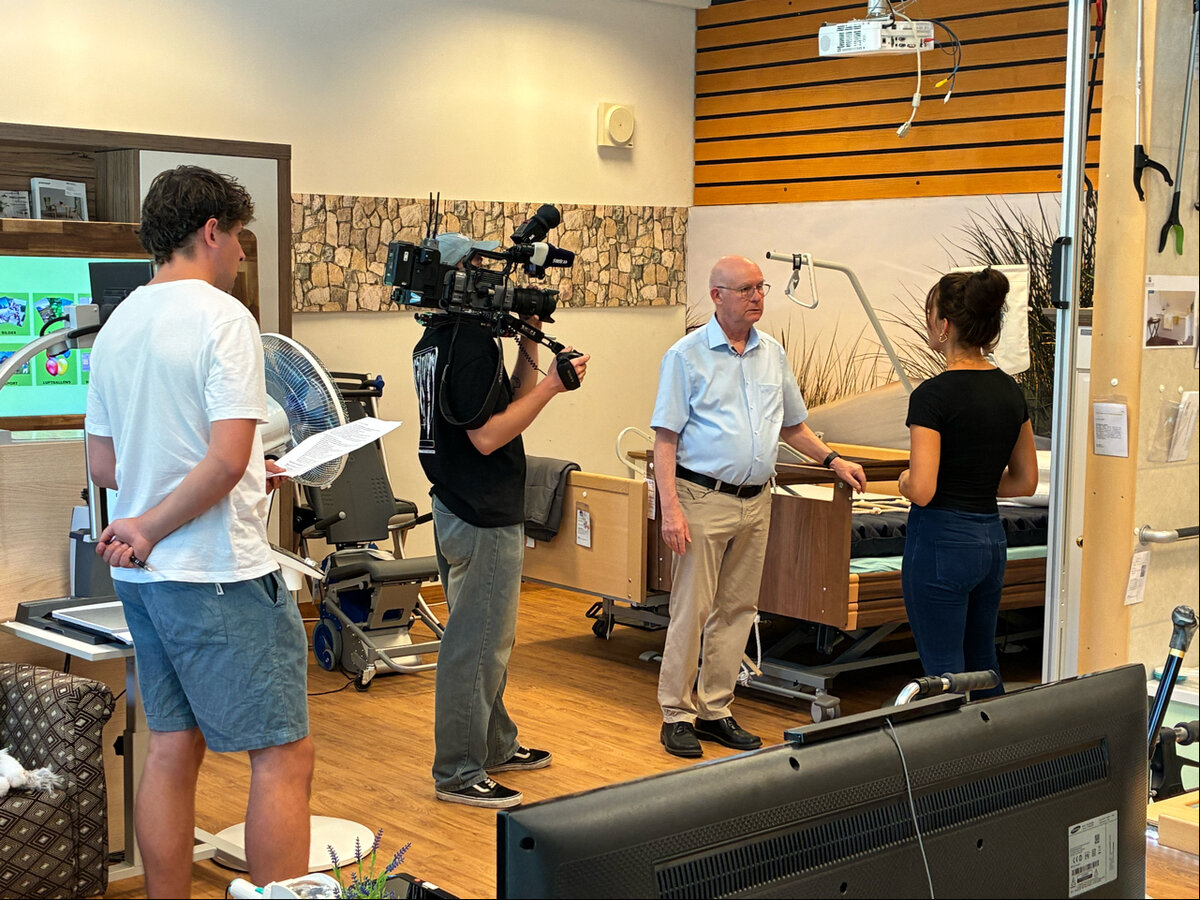 Drehtermin des SWR-Fernsehens in Musterwohnung BEATE zu &raquo;Wohnen in der Zukunft&laquo;