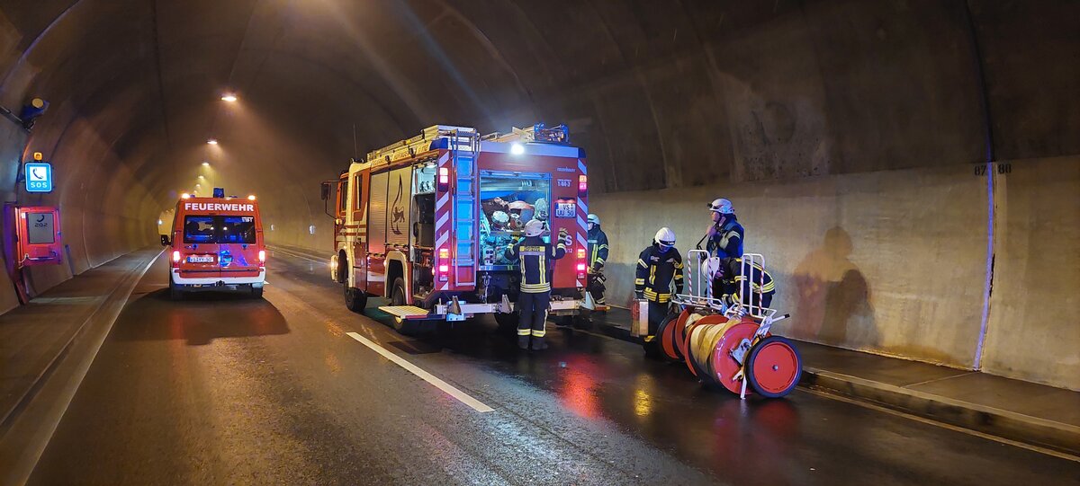D&ouml;gginger Tunnel der Bundesstra&szlig;e B 31