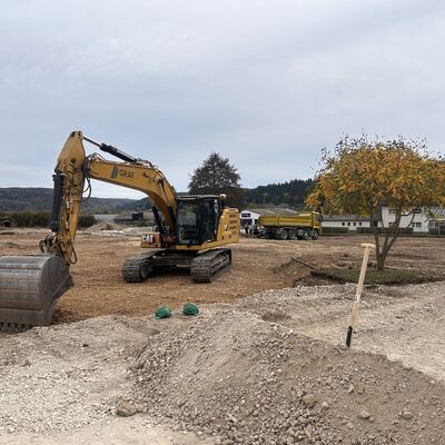 Spatenstich f�r den Neubau Haus Ro�berg in Geisingen