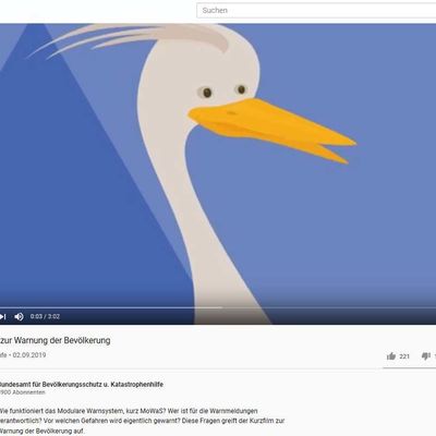 Kurzfilm des Bundesamt für Bevölkerungsschutz und Katastrophenhilfe zur Warnung der Bevölkerung