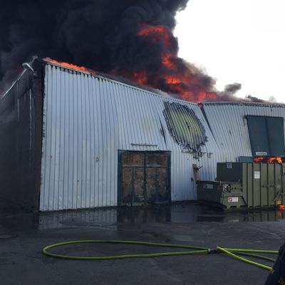 Brand Industriehalle