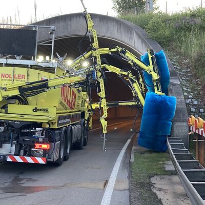 Wartungsarbeiten im Tunnel Dggingen von 2. bis 5. Mai