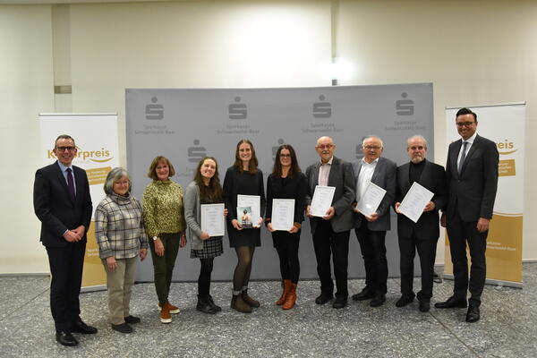 Preisverleihung Kulturpreis 2023 - Literatur und Drama - Gruppenbild