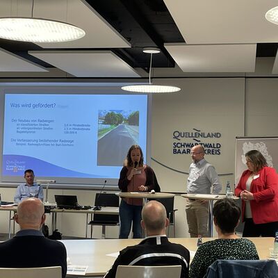 Eindrücke vom Workshop "Radmobil im Quellenland" in Villingen am 20.03.2024