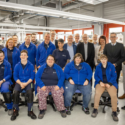 Gelebte Inklusion am Arbeitsplatz - Modellprojekt ist in zwei Jah-ren zu erfolgreicher Kooperation geworden 