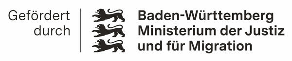 Logo gefrdert durch BaW Ministerium der Justiz und Migration