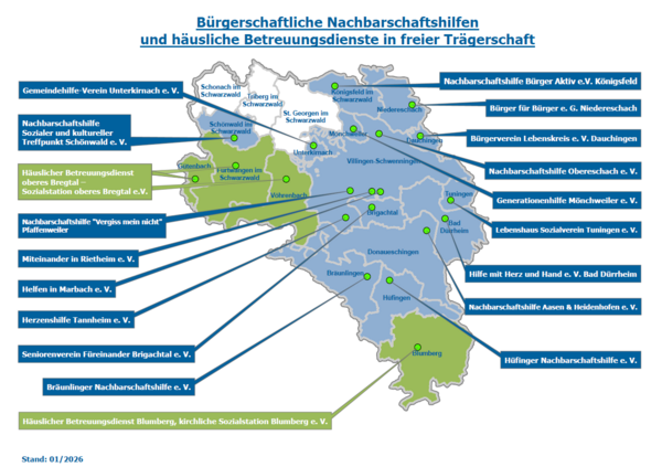 Karte Nachbarschaftshilfe