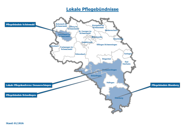 Karte Pflegeb&uuml;ndnisse