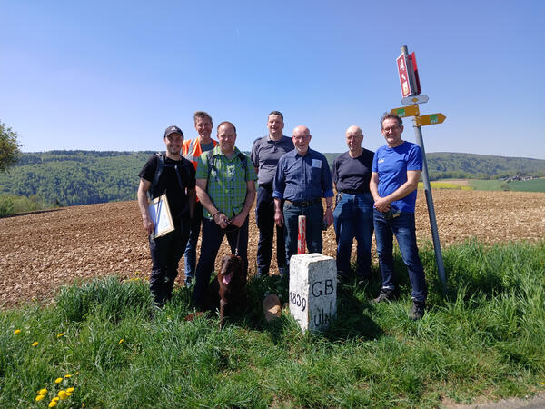 Landesgrenzbegehung: Gruppenbild