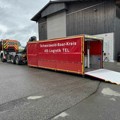 Abrollbehälter Logistik TEL