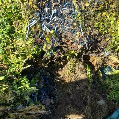 Kabelisolierungen wurden im Grngut entsorgt