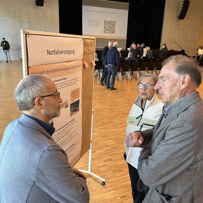 Bilder von der Infotveranstaltung Krankenhausstruktur