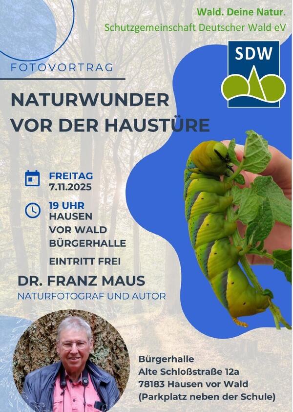 Plakat Vortrag Dr. Maus