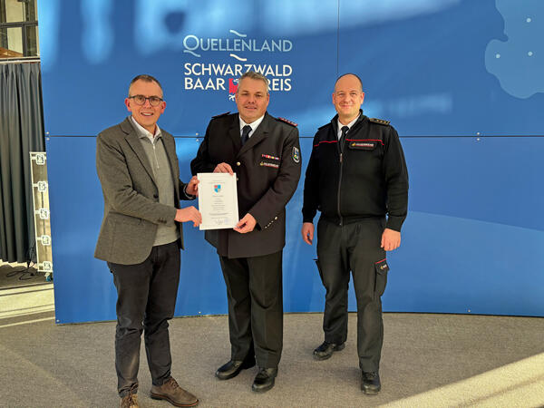 Neuer stellvertretender Kreisbrandmeister f�r den Schwarzwald-Baar-Kreis berufen