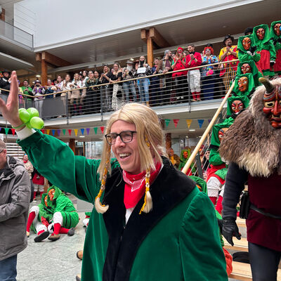 Fasnet-Stimmung im Landratsamt: Landrat sagt die Zukunft voraus