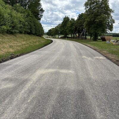 Kreisstra�e K 5701 zwischen Sunthausen und Tuningen: Stra�enbauarbeiten fr�her als geplant fertiggestellt