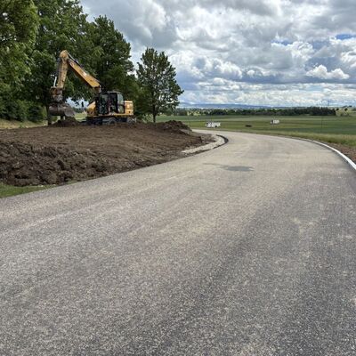 Kreisstra�e K 5701 zwischen Sunthausen und Tuningen: Stra�enbauarbeiten fr�her als geplant fertiggestellt