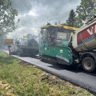 Kreisstra�e K 5701 zwischen Sunthausen und Tuningen: Stra�enbauarbeiten fr�her als geplant fertiggestellt